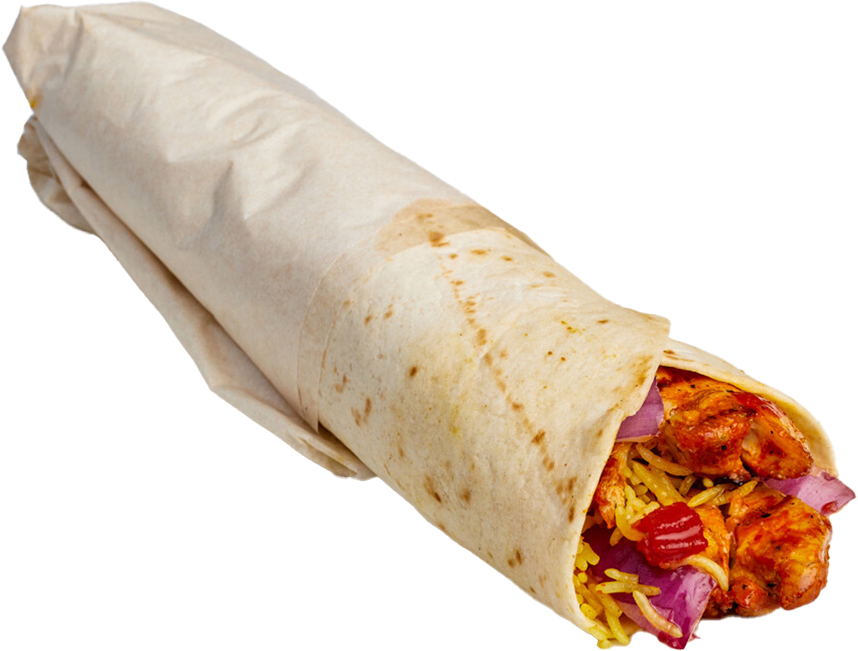 Chicken Burrito Peri Peri grilled